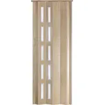 STANDOM Shrnovací dveře prosklené ST5 Jasan, 80 cm