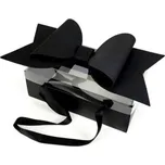 Cake Star Cake Star Elegantní univerzální box s mašlí černý (35 x 21 x 16,5 cm)