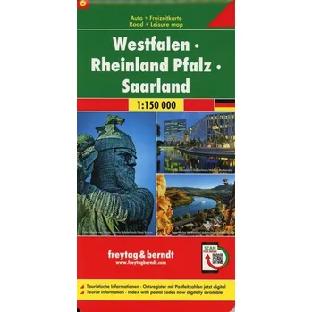 Kniha Westfalen - Rheinland Pfalz - Saarland, Autokarte 1:150.000, Blatt 6