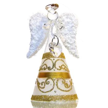 Vánoční dekorace Anděl zlatý vánoční dekor