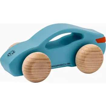 PORSCHE Wooden Car Taycan Autíčko ze dřeva světle modrá (Dřevěné autíčko pro nejmenší fanoušky)