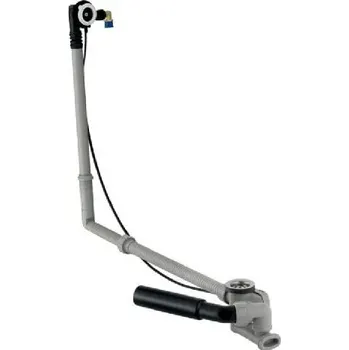 Sifon Geberit Příslušenství - Vanová odtoková a přepadová souprava s napouštěním, délka 730 mm, chrom 150.701.00.6