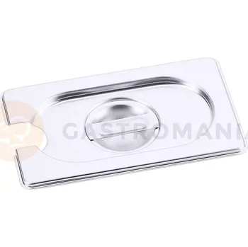 Nerezový dřez Víko z nerezové oceli GN 1/9 s výsekem na naběračku, vhodné pro sérii 7000 | CONTACTO, 7619/176