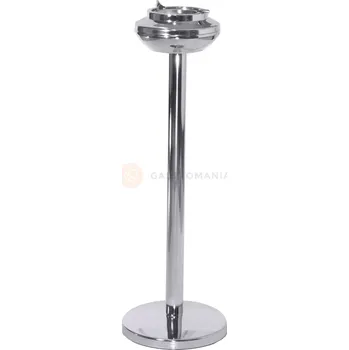 Dekorace jezírka Chromovaný volně stojící popelník 150x600 mm | CONTACTO, 1614/600