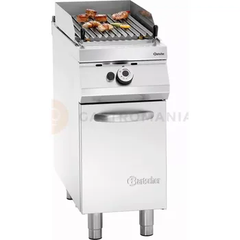 Gastro oděv Lávový gril na plyn s jednou topnou položkou 400x900x900 mm | BARTSCHER, 2954521