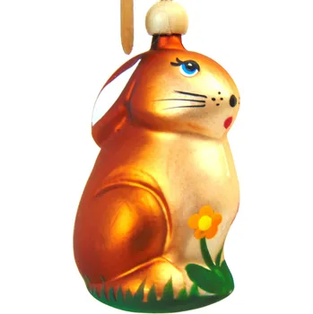 Velikonoční dekorace Velikonoční zajíček s kytkou 4002