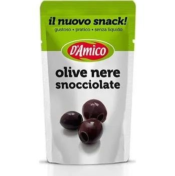 oliva D´Amico olivy černé vypeckované Snack
