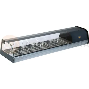 Chladící vitrína 6xGN 1/3 40 mm | ROLLER GRILL, 777134