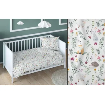 Povlečení Bavlněné dětské povlečení Zvířátka Rozměr: 40x60 a 100x138 cm