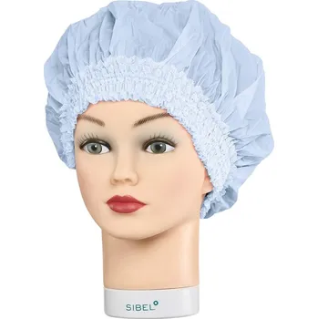 Čepice Sibel elastická čepice do koupele, světlemodrá