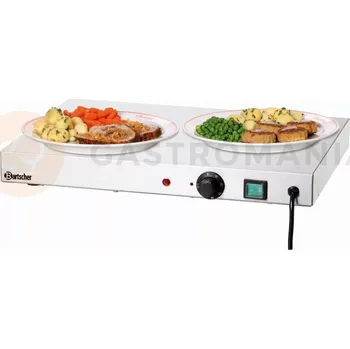 Ohřívač nápojů Ohřívací deska WP250, 500x375x64 mm | BARTSCHER, 114360