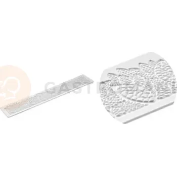 Výroba svíčky Silikonová podložka na krajky, listí 65x400x1,8 mm | SILIKOMART, TRD04 Slim leaves