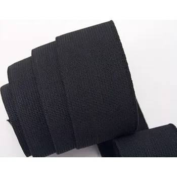 Textilní guma Prádlová pruženka šíře 5 cm - měkká - černá