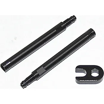 Duše na kolo Nástavec galuskového ventilku 30mm černý (2ks)