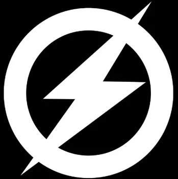 samolepka Samolepka (na auto, notebook) Flash (bílá)