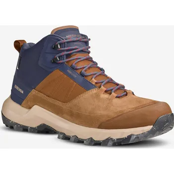 Pánská treková obuv QUECHUA Pánské turistické polovysoké nepromokavé boty MH 500 44 KAŠTANOVÁ|MODRÁ