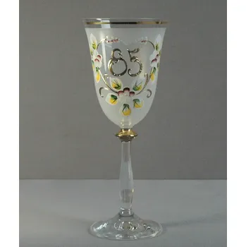 Sklenice Výroční sklenička Angela 85 let (250ml bílá)