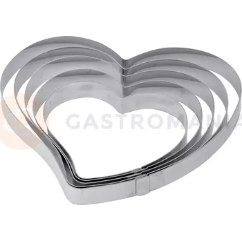 Výroba svíčky Cukrářská forma na dorty - srdce - 19,5x18x2 cm | PAVONI, X34