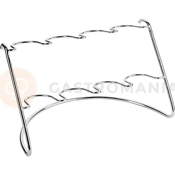 Servírovací stolek Etažér z chromované oceli na osm sklenic Weck | CONTACTO, 3295/880