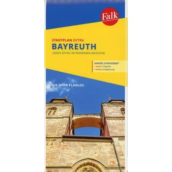 Falk Stadtplan Extra Standardfaltung Bayreuth 1:15 000