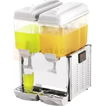 Dávkovač nápoje Výrobník a vířič chlazených nápojů C-2S 2x12 l | GASTRO-TIP, 7112005