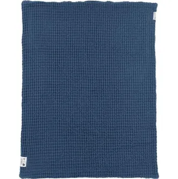 Dětská deka Meyco Deka do postýlky Waffle Teddy fleece - Indigo