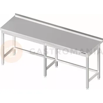 Kuchyňská linka Stůl nerezový přístěnný bez police 2300x700x850 mm | STALGAST, 980037230