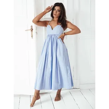 Dámské šaty Dámské šaty midi ELIENE modré