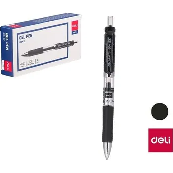 Gelové pero DELI S01 černé