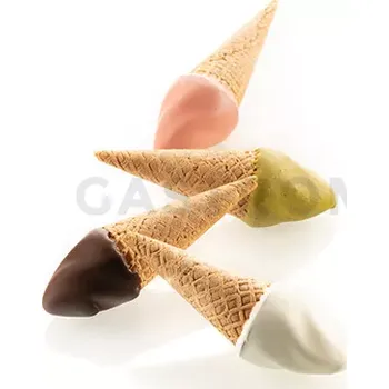 Kuchyňská sůl Forma na mini zmrzliny a pralinky, sada 3 ks | SILIKOMART, Fiamma/3