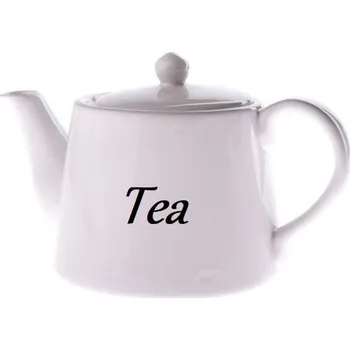 Konvice na čaj Keramická konvice Tea 800 ml, bílá