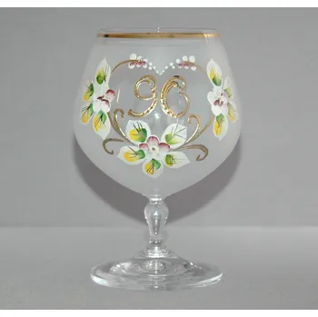 Sklenice Výroční sklenička Carmen 90 let bílá