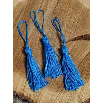 Střapec délka 6 cm barva modrá tyrkys