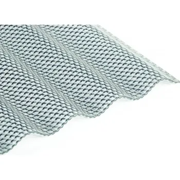 Průsvitná krytina Gutta Guttagliss Wabe polykarbonátová vlnitá deska šedá 2,6 mm