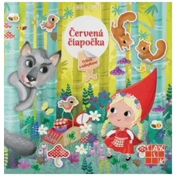 Červená čiapočka - príbeh s nálepkami