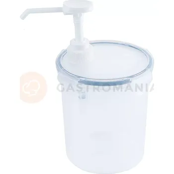 Dávkovač nápoje Polypropylenový dávkovač omáček, 0,95 l, průměr 105 mm | CONTACTO, 1323/095