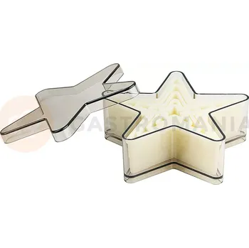 Výroba svíčky Vykrajovátka 5 ks, hvězda 22-120 mm | CONTACTO, 1225/005