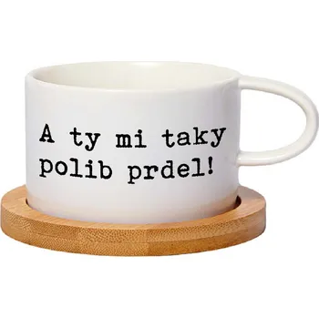 Stolování Hrnek makronka - A ty mi taky polib prdel Barva hrnečku: Bílá