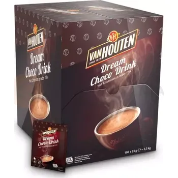 Čokoláda Horká čokoláda v sáčcích 15% Dream Choco Drink VH6, 100x23 g | VAN HOUTEN, VM-72146-V85