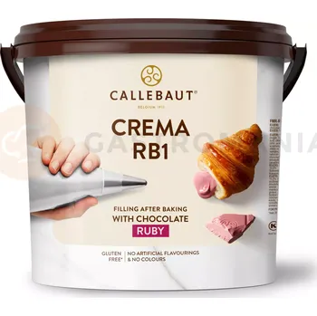 Potravina Krém na plnění, čokoláda Ruby Crema RB1, kbelík 5 kg | CALLEBAUT, FMR-RUBY36-651