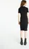 Dámské šaty Urban Classics Ladies Rib Tee Dress TB3641-00007 černé