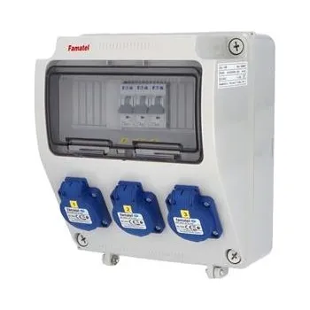 modulární přístroj a rozvaděč Famatel v130 - ZSF30000000.0 /3957 Zás.skříň IP54 jištěná bez chrániče