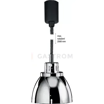 Lampa v provedení, chrom Ø 230 mm | GASTRO-TIP, 7230392