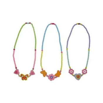 Hra na zahradu Drewniany naszyjnik