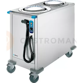 Kancelářský vozík Vozík na talíře s ohřevem, 920x495x895 mm | ASBER, CPC2-28