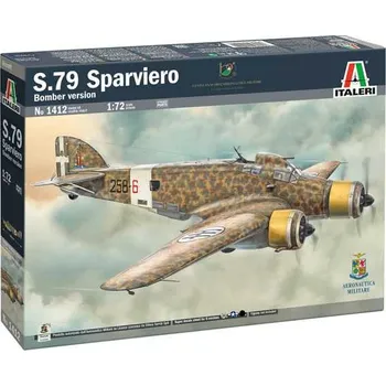 Plastikový model Model Kit letadlo 1412 - SM-79 Sparviero Bomber edition (1:72)