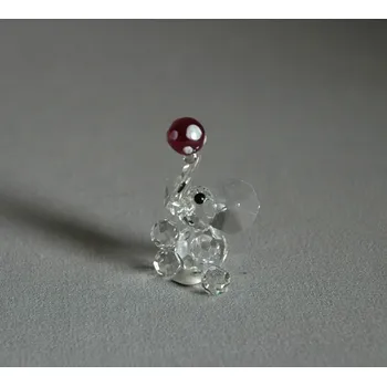 Přívěsek Slon 601 míč červený 3x5x2cm