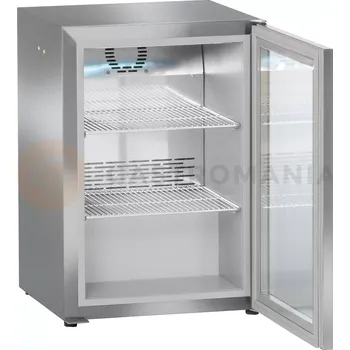 Chlazení Chladící skříň s dynamickým chlazením, se skleněnými dveřmi a možností chlazení mléka, 44 l, 425x450x612 mm | LIEBHERR, FKv 503 H48 Premium