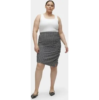 Dámská sukně Vero Moda Curve Pouzdrová sukně Bena 10301999 Černá Regular Fit 48_50