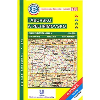 KČTC 18 Táborsko a Pelhřimovsko 1:100 000
